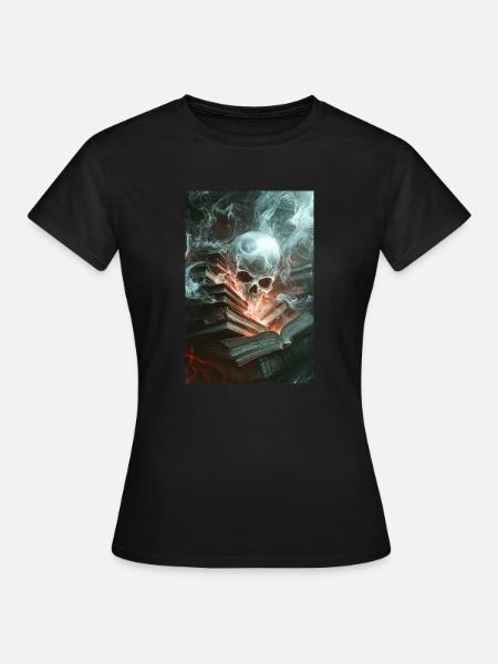 Entfesseltes Spukwissen - Frauen T-Shirt - Schwarz