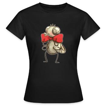 Fly with fly - Women's T-Shirt - black - Front - AI Model Female 172 dark (172cm)