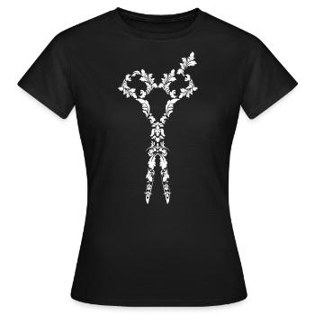 Friseur Friseurin Schere Salon - Frauen T-Shirt - Schwarz - Vorne - AI Model Female 172 dark (172cm)