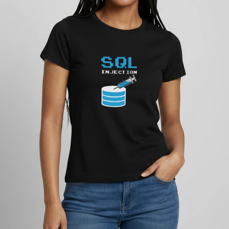 Injection SQL pour les administrateurs de base de données SQL T-shirt Femme