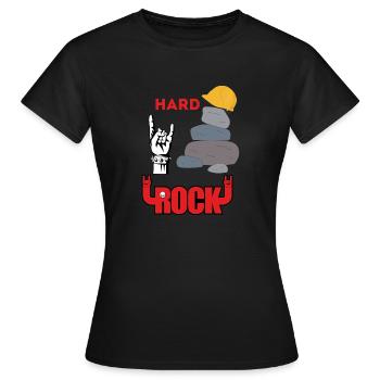 Hardrock - T-shirt Femme - noir - Devant - AI Model Female 172 dark (172cm)