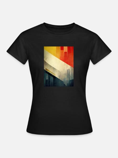 Bauhaus - Illustration inspirée de l’architecture - T-shirt Femme - noir