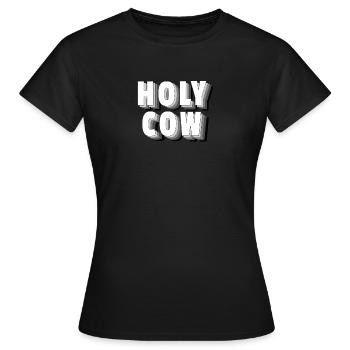 Holy Cow - - Frauen T-Shirt - Schwarz - Vorne - AI Model Female 172 dark (172cm)
