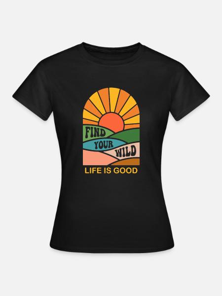 Trouvez votre wild - T-shirt Femme - noir