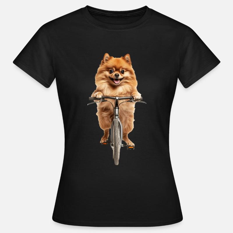 Zwergspitz - Frauen T-Shirt - Schwarz