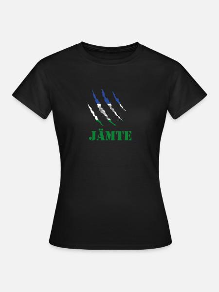 jamteclaw - T-shirt dam - svart