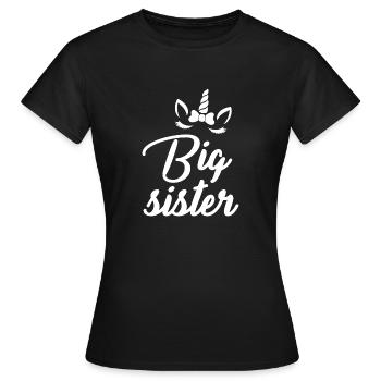 Big Sister - Women's T-Shirt - black - Front - AI Model Female 172 dark (172cm)
