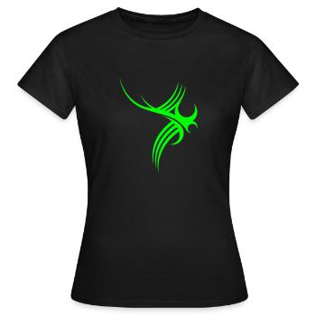 Tribal - Frauen T-Shirt - Schwarz - Vorne - AI Model Female 172 dark (172cm)