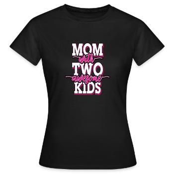 Fête des Mères - T-shirt Femme - noir - Devant - AI Model Female 172 dark (172cm)