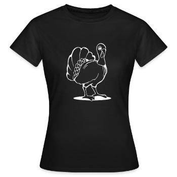 Thanksgiving - Frauen T-Shirt - Schwarz - Vorne - AI Model Female 172 dark (172cm)