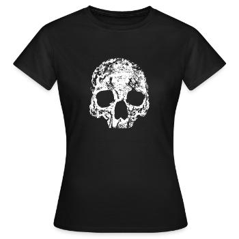 SKULL - T-shirt Femme - noir - Devant - AI Model Female 172 dark (172cm)