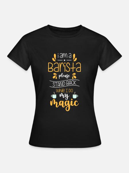 Espresso Koffein Siebträger - Frauen T-Shirt - Schwarz