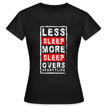 Party Geburtstag Event - Frauen T-Shirt - Schwarz - Vorne - AI Model Female 172 dark (172cm)