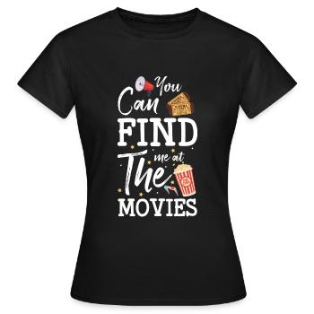 Cinéma Screen Hollywood Film Festival - T-shirt Femme - noir - Devant - AI Model Female 172 dark (172cm)