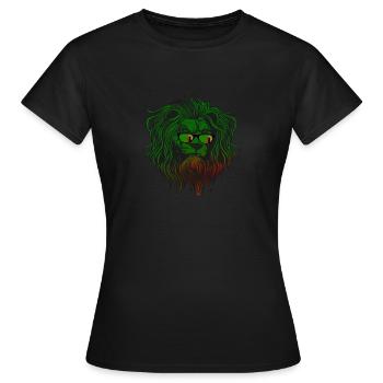 Sambia - Frauen T-Shirt - Schwarz - Vorne - AI Model Female 172 dark (172cm)