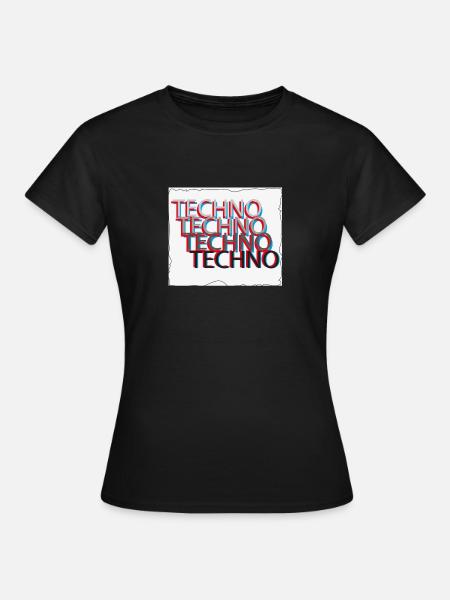 Technopappe - Frauen T-Shirt - Schwarz