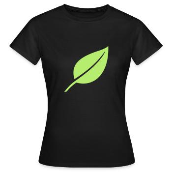 Leaf - Women's T-Shirt - black - Front - AI Model Female 172 dark (172cm)