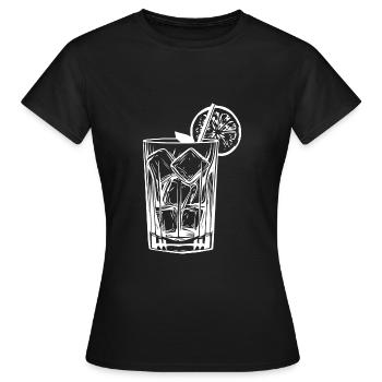 Limonade Getränk - Frauen T-Shirt - Schwarz - Vorne - AI Model Female 172 dark (172cm)