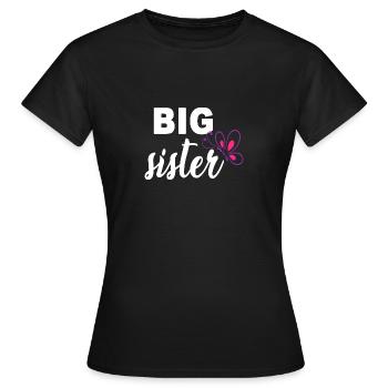 big sister - T-shirt Femme - noir - Devant - AI Model Female 172 dark (172cm)
