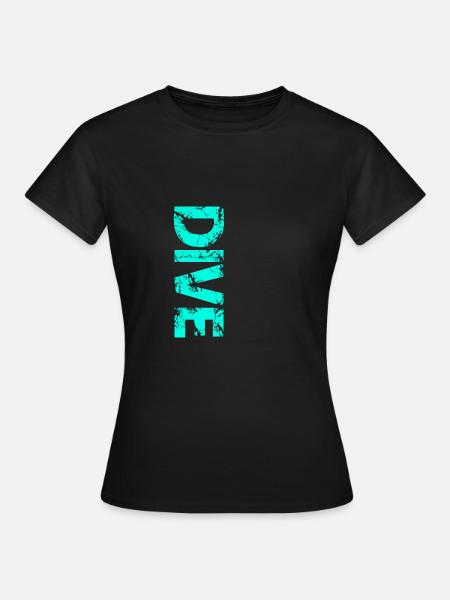 Tauchen - Frauen T-Shirt - Schwarz