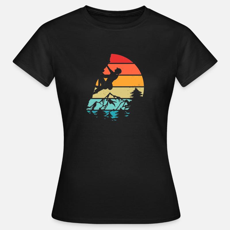 Trad Climbing Bouldering - Women's T-Shirt - black