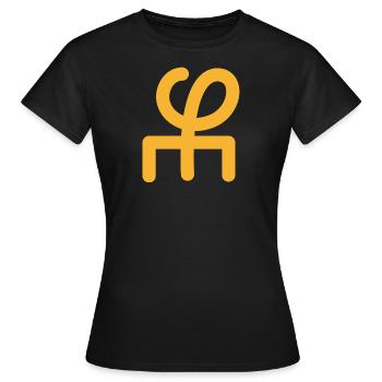 Amour- Wanyiyi - T-shirt Femme - noir - Devant - AI Model Female 172 dark (172cm)