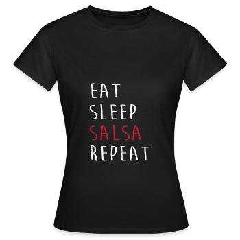 Salsa Dancer Dancer - Women's T-Shirt - black - Front - AI Model Female 172 dark (172cm)