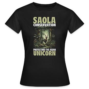 Gefährdete Arten, Tierliebhaber, Tierschutz - Frauen T-Shirt - Schwarz - Vorne - AI Model Female 172 dark (172cm)