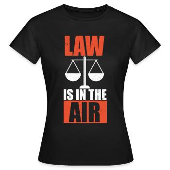 Avocat juriste avocat avocat - T-shirt Femme - noir - Devant - AI Model Female 172 dark (172cm)
