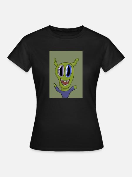Außerirdischer - Frauen T-Shirt - Schwarz