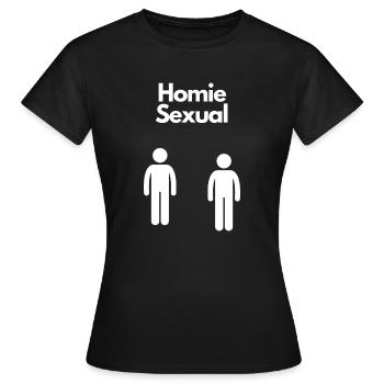 Homies sexuelles - T-shirt Femme - noir - Devant - AI Model Female 172 dark (172cm)