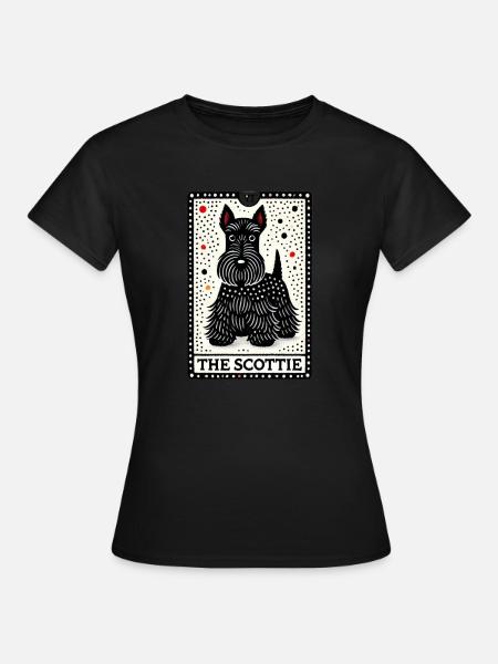 Der Scottie - Frauen T-Shirt - Schwarz