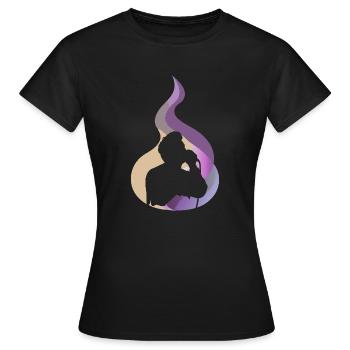 Karaoke Tenor Singing - Women's T-Shirt - black - Front - AI Model Female 172 dark (172cm)