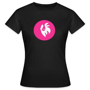 Abstraction de roses - T-shirt Femme - noir - Devant - AI Model Female 172 dark (172cm)