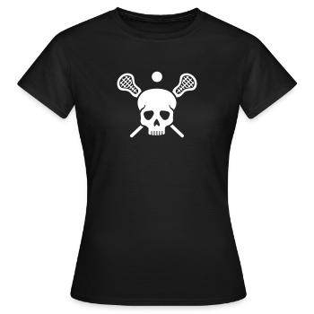 Lacrosse - T-shirt Femme - noir - Devant - AI Model Female 172 dark (172cm)