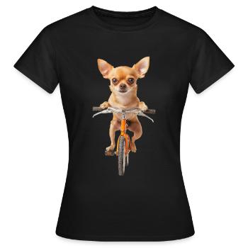 Chihuahua - Frauen T-Shirt - Schwarz - Vorne - AI Model Female 172 dark (172cm)