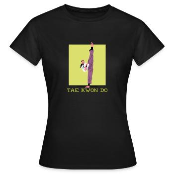 Taekwondo Taekwondo in Tae-Kwon-Do Tae Kwon Do - Women's T-Shirt - black - Front - AI Model Female 172 dark (172cm)