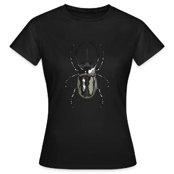 Scarabée - T-shirt Femme - noir - Devant - AI Model Female 172 dark (172cm)
