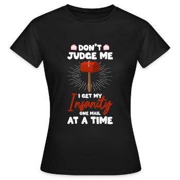Post Office Letter Deliverers Parcel Deliverers Postmen - Women's T-Shirt - black - Front - AI Model Female 172 dark (172cm)