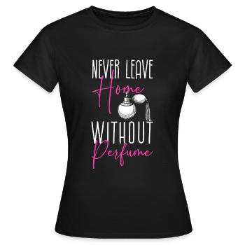 Duft Flakon Duftspray Sammler - Frauen T-Shirt - Schwarz - Vorne - AI Model Female 172 dark (172cm)