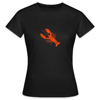 Krebse Langusten Hummer Meeresfrüchte Geschenkidee - Frauen T-Shirt - Schwarz - Vorne - AI Model Female 172 dark (172cm)