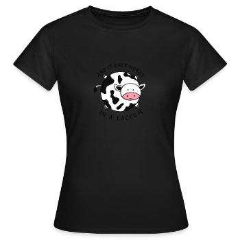 Spherical Cow - T-shirt Femme - noir - Devant - AI Model Female 172 dark (172cm)