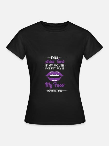 Sternzeichen Widder - Frauen T-Shirt - Schwarz