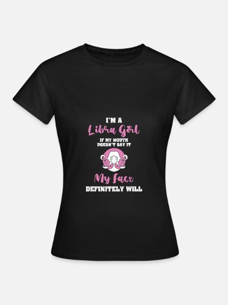 Sternzeichen Waage - Frauen T-Shirt - Schwarz