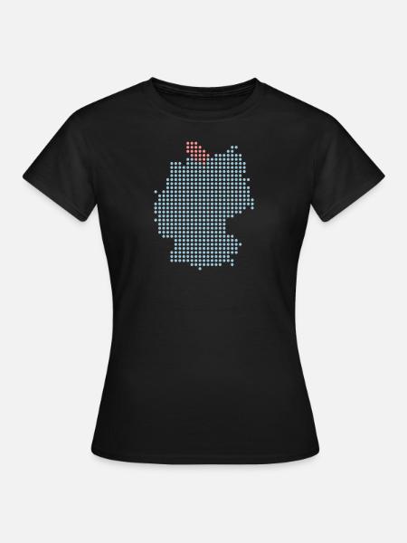 Schleswig-Holstein - Kiel und Lübeck - Frauen T-Shirt - Schwarz