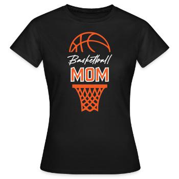 Basketball Mom - Frauen T-Shirt - Schwarz - Vorne - AI Model Female 172 dark (172cm)