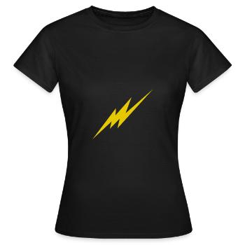 Blitz - Frauen T-Shirt - Schwarz - Vorne - AI Model Female 172 dark (172cm)