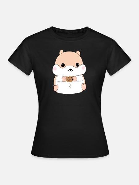 Hamster - Frauen T-Shirt - Schwarz