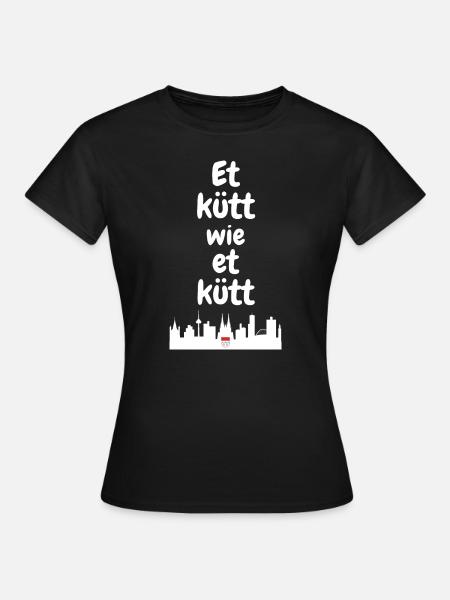 Karneval Köln Kölsches Grundgesetz Lustig Alaaf - Frauen T-Shirt - Schwarz