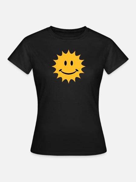 sun - Dame-T-shirt - sort
